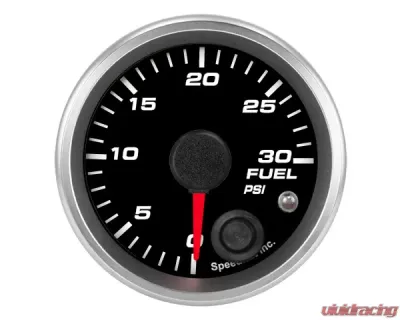SpeedHut Fuel Pressure Gauge 0-30psi with Warning - GR-FUEL-02