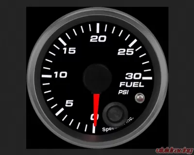 SpeedHut Fuel Pressure Gauge 0-30psi with Warning - GR-FUEL-02