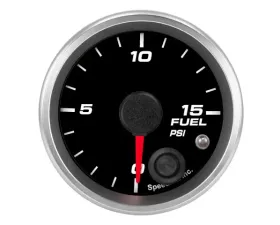 SpeedHut Fuel Pressure Gauge 0-15psi with Warning
