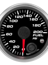 SpeedHut Fuel Pressure Gauge 0-200psi with Warning                                     - GR-FUEL-05 - Image 5
