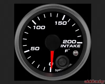 SpeedHut Intake Temp Gauge 0-200F with Warning - GR-INTK-01