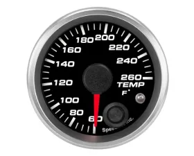 SpeedHut Low Temp Gauge 60-260F with Warning