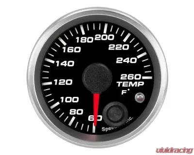 SpeedHut Low Temp Gauge 60-260F with Warning - GR-LTMP-03
