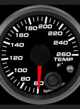 SpeedHut Low Temp Gauge 60-260F with Warning                                     - GR-LTMP-03 - Image 2