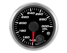 SpeedHut Oil Temp Gauge 140-300F with Warning