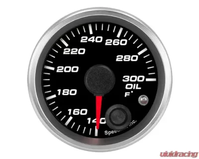 SpeedHut Oil Temp Gauge 140-300F with Warning - GR-OILT-02