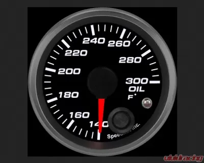 SpeedHut Oil Temp Gauge 140-300F with Warning - GR-OILT-02