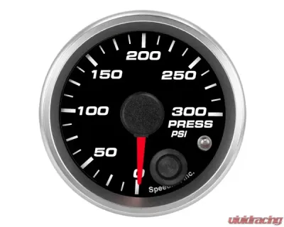 SpeedHut Pressure Gauge 0-300 Psi with Warning - GR-PRESS-05