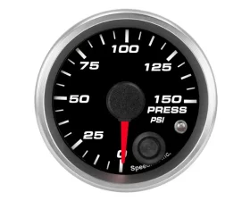 SpeedHut Pressure Gauge 0-150psi with Warning