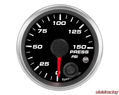 SpeedHut Pressure Gauge 0-150psi with Warning - GR-PRESS-06