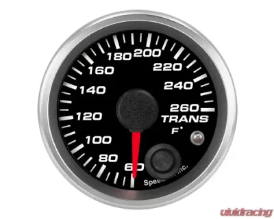 SpeedHut Trans Temp Gauge 60-260F with Warning - GR-TRNS-02