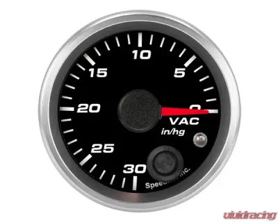 SpeedHut Vacuum Gauge 30-0in/hg with Warning - GR-VAC-01
