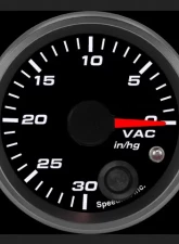 SpeedHut Vacuum Gauge 30-0in/hg with Warning                                     - GR-VAC-01 - Image 2