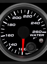 SpeedHut Water Temp Gauge 120-260F with Warning                                     - GR-WTR-01 - Image 2