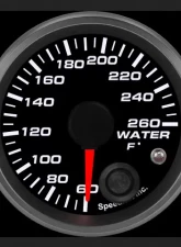 SpeedHut Water Temp Gauge 60-260F with Warning                                     - GR-WTR-02 - Image 2