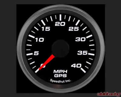 SpeedHut GPS Speedometer Gauge 40mph - GR2-GPS-04