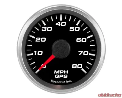 SpeedHut GPS Speedometer Gauge 80mph - GR2-GPS-05