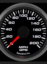 SpeedHut GPS Speedometer Gauge 200mph                                     - GR2-GPS-06 - Image 2