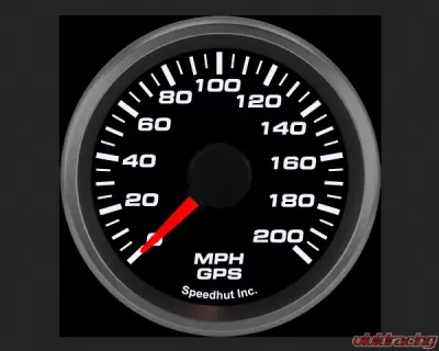 SpeedHut GPS Speedometer Gauge 200mph - GR2-GPS-06