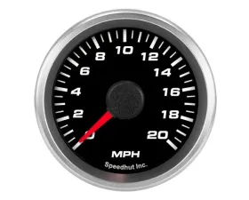 SpeedHut Speedometer Gauge 20mph Programmable