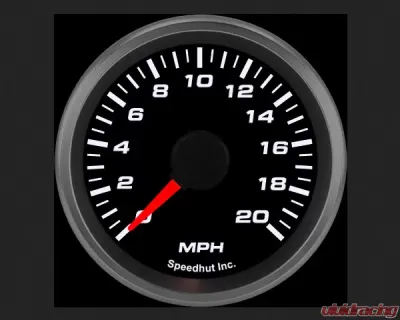SpeedHut Speedometer Gauge 20mph Programmable - GR2-SPEEDO-02
