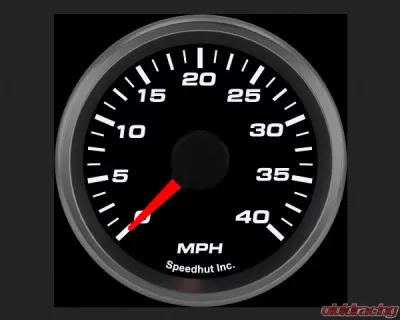 SpeedHut Speedometer Gauge 40mph Programmable - GR2-SPEEDO-04