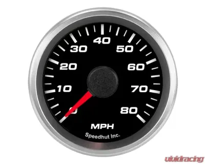 SpeedHut Speedometer Gauge 80mph Programmable - GR2-SPEEDO-05