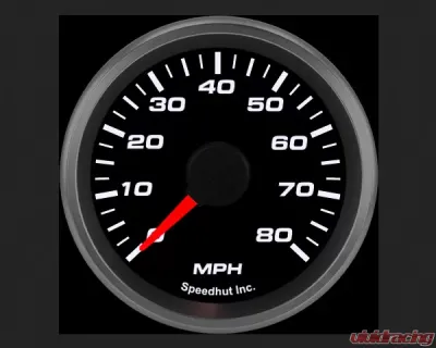 SpeedHut Speedometer Gauge 80mph Programmable - GR2-SPEEDO-05