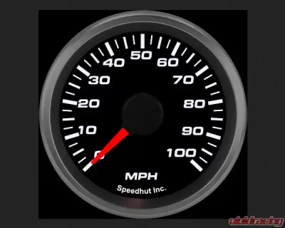 SpeedHut Speedometer Gauge 100mph Programmable - GR2-SPEEDO-09