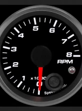 SpeedHut Tachometer Gauge 8K RPM Mini Shift-light                                     - GR2-TACH-02 - Image 2