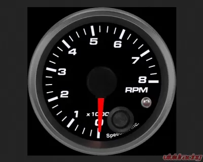 SpeedHut Tachometer Gauge 8K RPM Mini Shift-light - GR2-TACH-02