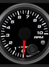 SpeedHut Tachometer Gauge 10K RPM Mini Shift-light                                     - GR2-TACH-03 - Image 2