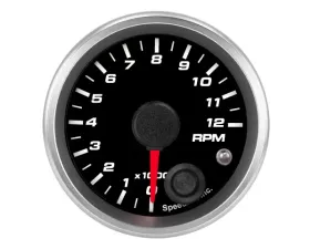 SpeedHut Tachometer Gauge 12K RPM Mini Shift-light