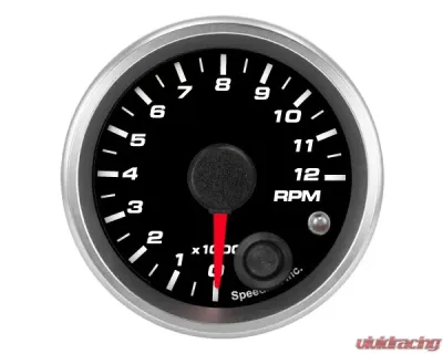 SpeedHut Tachometer Gauge 12K RPM Mini Shift-light - GR2-TACH-05