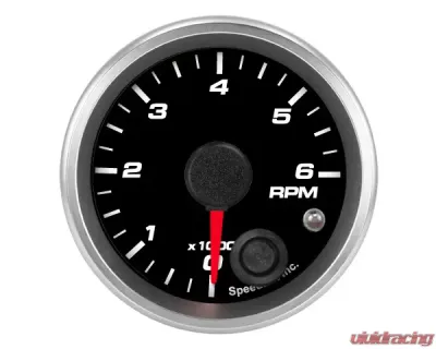 SpeedHut Tachometer Gauge 6K RPM Mini Shift-light - GR2-TACH-06