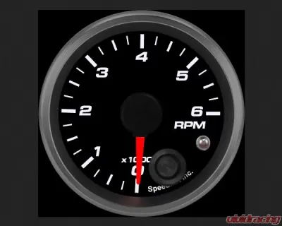 SpeedHut Tachometer Gauge 6K RPM Mini Shift-light - GR2-TACH-06