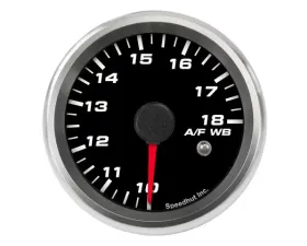 SpeedHut Air/Fuel Gauge Wide Band 10-18 with Warning FOR INNOVATE