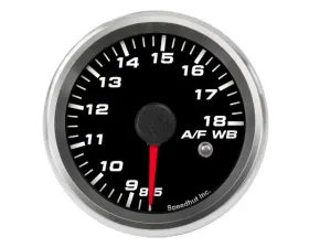 SpeedHut Air/Fuel Gauge Wide Band 8.5-18 with Warning FOR AEM