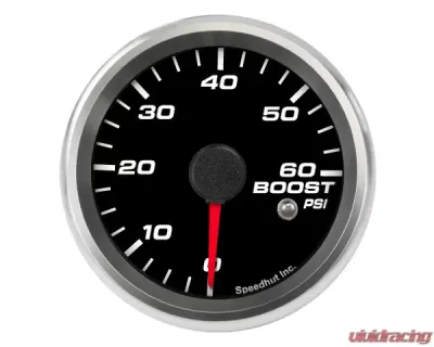 SpeedHut Boost Gauge 0-60psi with Warning - GR258-BOOST-03