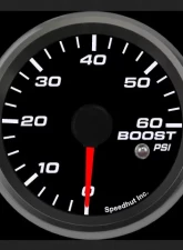 SpeedHut Boost Gauge 0-60psi with Warning                                     - GR258-BOOST-03 - Image 2