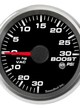 SpeedHut Boost/Vac Gauge 30inhg-0-30psi with Warning                                     - GR258-BOOST-04 - Image 7