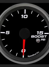 SpeedHut Boost Gauge 0-15psi with Warning                                     - GR258-BOOST-06 - Image 2