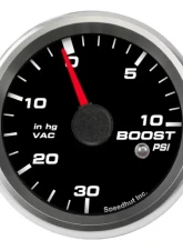SpeedHut Boost/Vac Gauge 30inhg-0-10psi with Warning                                     - GR258-BOOST-08 - Image 7