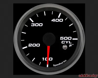 SpeedHut Cylinder Head Temperature Gauge 100-500F with Warning - GR258-CYLHEAD-01