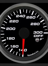 SpeedHut Diff Temp Gauge 140-300F with Warning                                     - GR258-DIFF-02 - Image 2