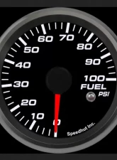 SpeedHut Fuel Pressure Gauge 0-100psi with Warning                                     - GR258-FUEL-01 - Image 2