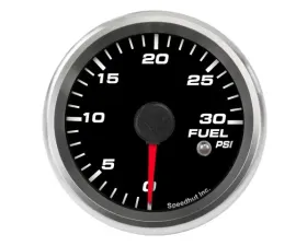 SpeedHut Fuel Pressure Gauge 0-30psi with Warning