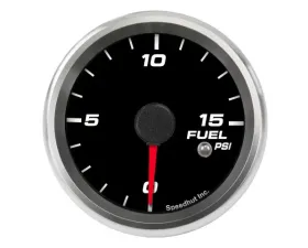 SpeedHut Fuel Pressure Gauge 0-15psi with Warning