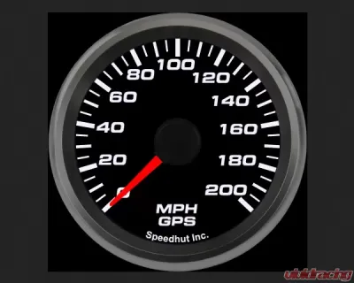 SpeedHut GPS Speedometer Gauge 200mph - GR258-GPS-06