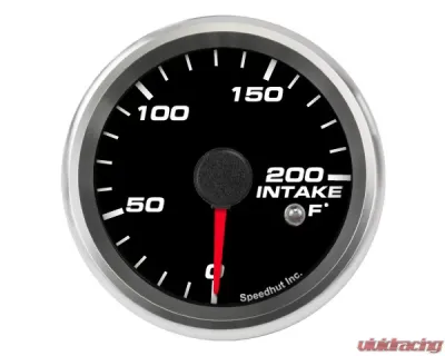 SpeedHut Intake Temp Gauge 0-200F with Warning - GR258-INTK-01